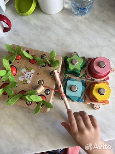 Развивающие деревянные игрушки