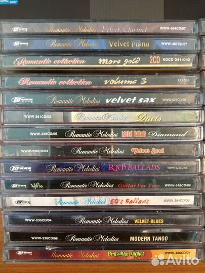 CD диски разных исполнителей