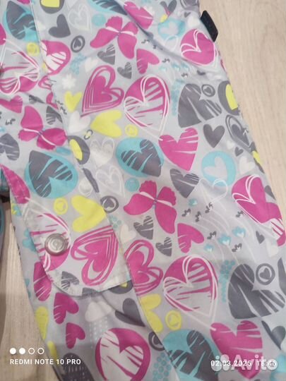 Комбинезон ветровик для девочки двойни