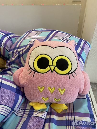 Мягкая игрушка с пледом
