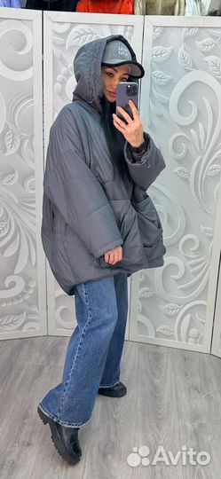 Бомбический осенний пуховик куртка chiago до 66