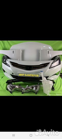 Фара Hyundai Solaris 2014 +