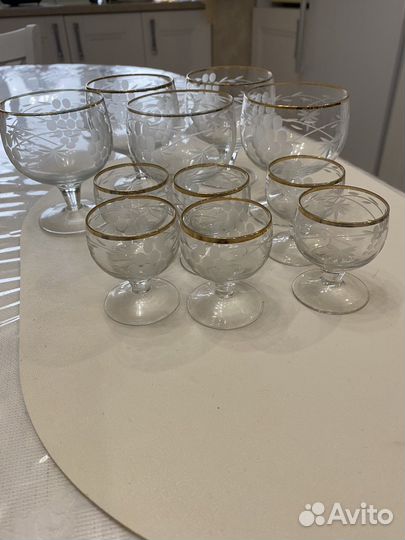 Набор фужеров и рюмок