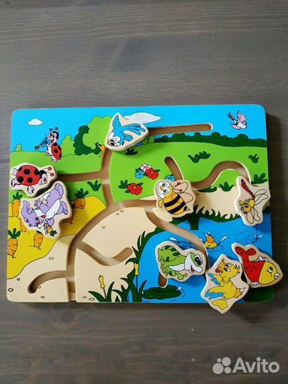 Пазл деревянный