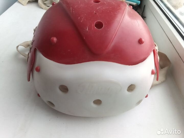 Шлем детский хоккейный юниор Пластмасса 60-70 СССР