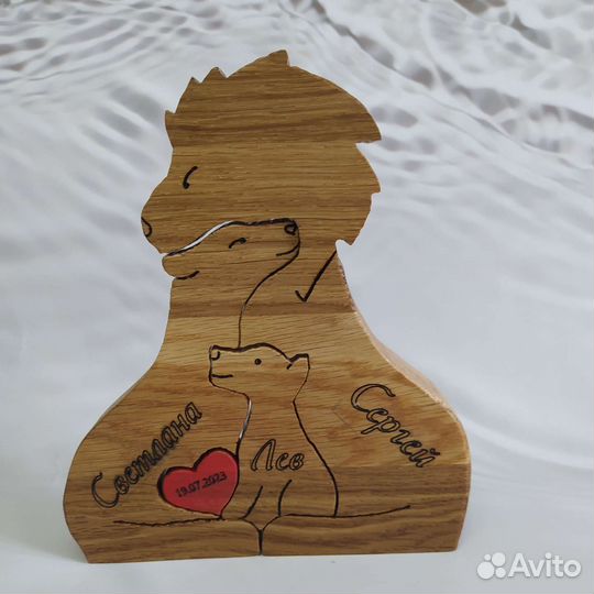 Подарок девушке, жене, маме, сестре из дерева