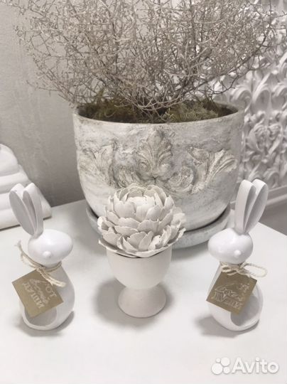 Пионы из гипса