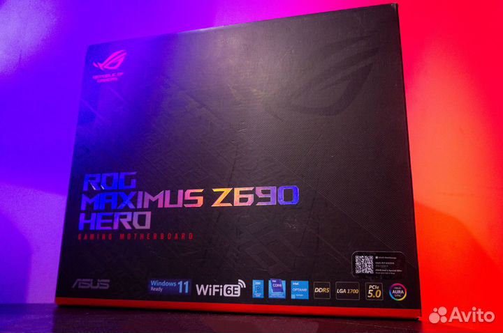 Материнская плата asus ROG maximus Z690 hero