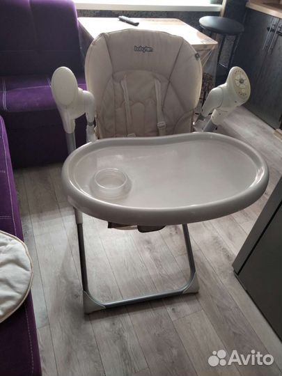 Стул для кормления + качели 2 в 1 babyton