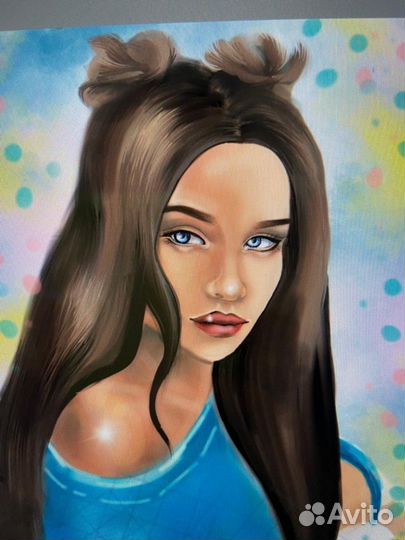 Портрет в стиле поп-арт