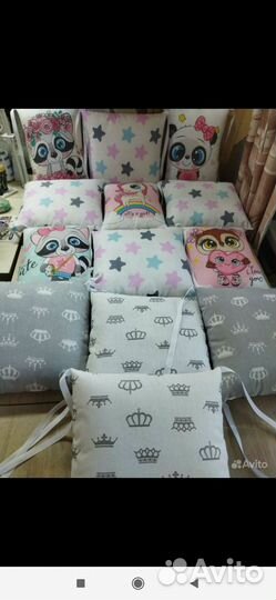 Подушка в кроватку