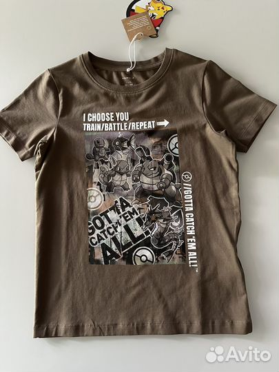 Футболка/лонг новые Name it, Chicco, 122/128