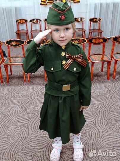 Детский военный костюм