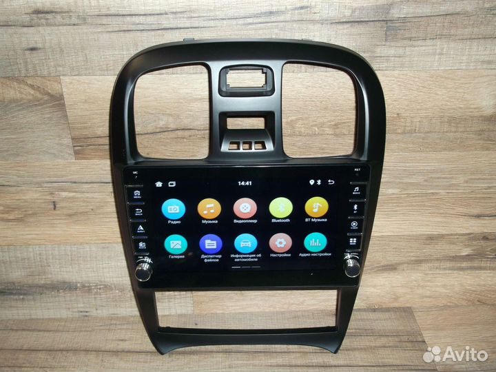 Магнитола Hyundai Sonata EF Android с крутилками