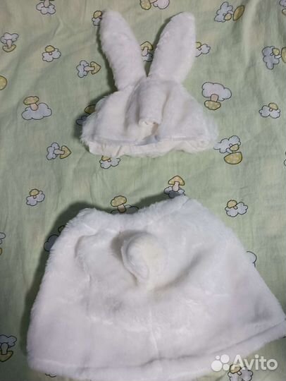 Новогодний костюм зайки для девочки