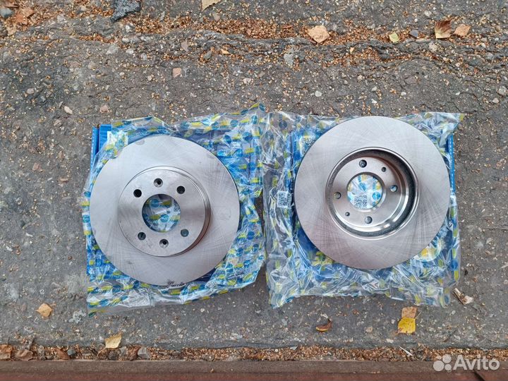 Тормозные диски на hyundai solaris, kia rio