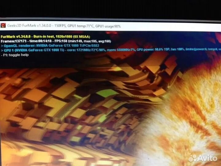 Видеокарта Msi gaming 1080 ti 11gb аналог 3060 ti