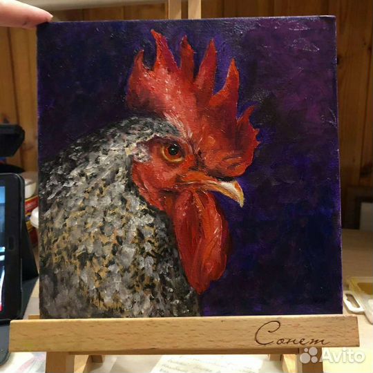 Картина маслом. В ожидании восхода солнца