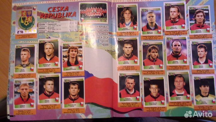 Журнал для наклеек Чемпионат Европы 96