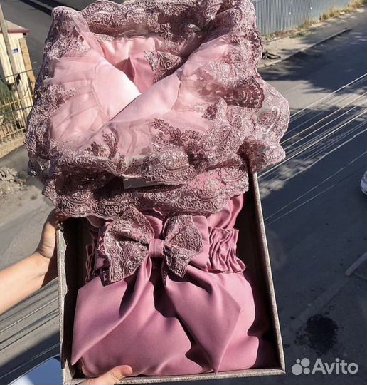 Конверт на выписку для девочки отличное состояние