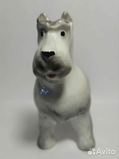 Статуэтка.Собака Шнауцер