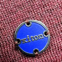 Kiton поло с длинным рукавом шерсть