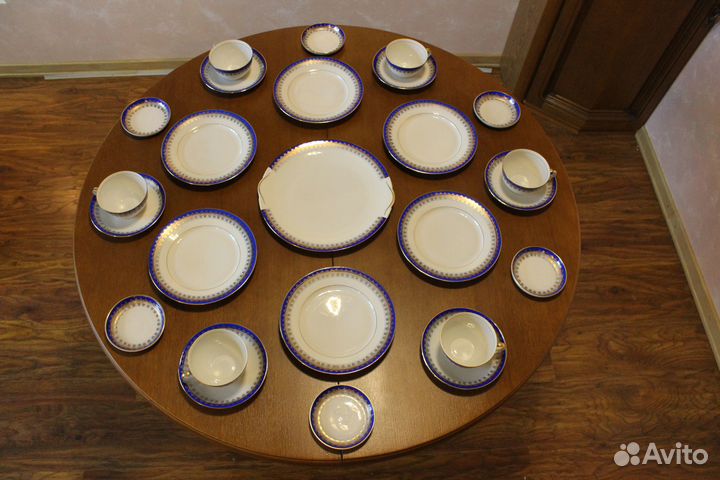 Сервиз 34 пр. Герман. антикварный, редкий, не исп
