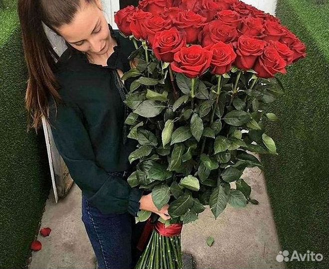 Высокие Высокие розы Гигантские розы Букеты Достав