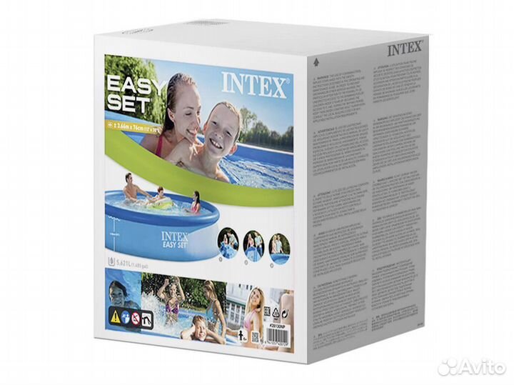 Бассейн надувной Intex Easy Set 366х76 см
