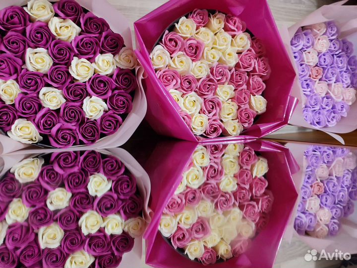 Розы мыльные