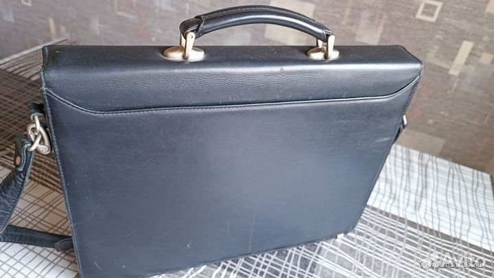 Мужской кожаный портфель бу