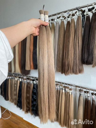 Волосы для наращивания срез 65 см