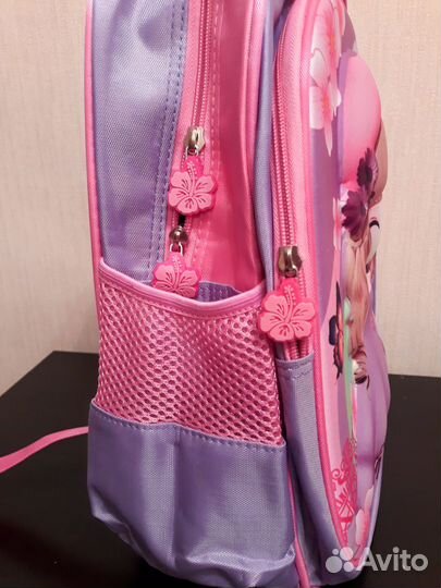 Школьный 3D рюкзак Девочка Сиреневая