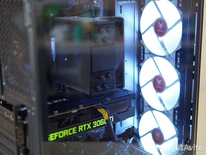 Топовый пк RTX 3060 Ti/Ryzen 5600X/Giga B550 Elite