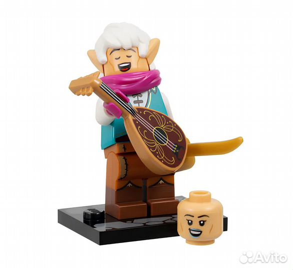 Lego Minifigures Dungeons & Dragons. Elf Bard 7104