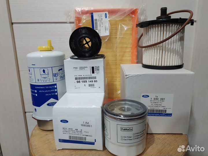 Фильтра для то Ford Transit 140-155 л.с