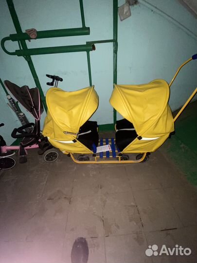 Санки для двойни бу