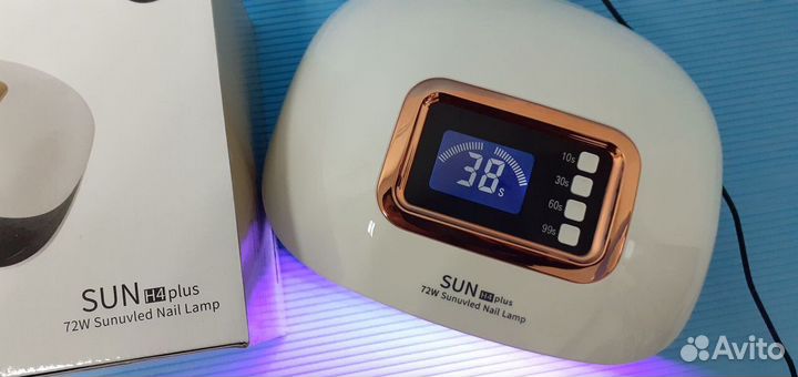 Лампа для гель лака 72w SUN H4 Plus Led+уф