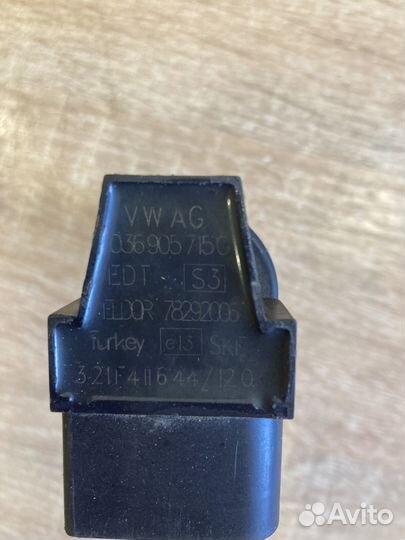 Катушка зажигания volkswagen polo