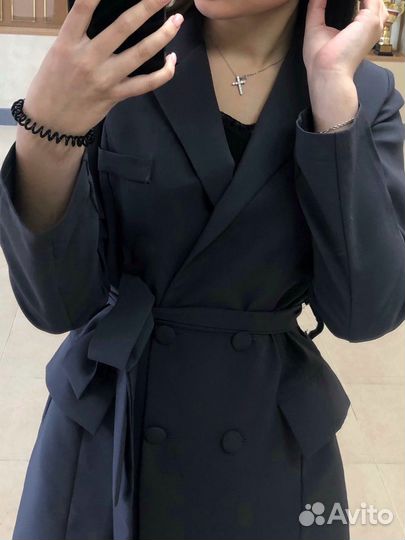Платье пиджак 44