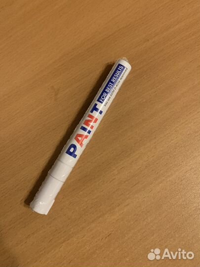 Маркер краска белый