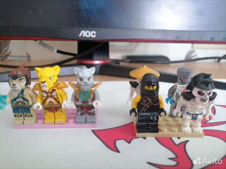 Lego ninjago, chima минифигурки