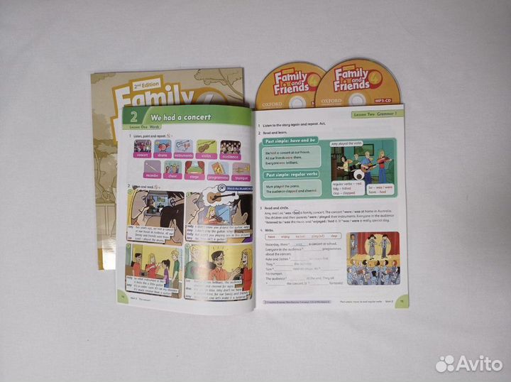 Family and friends 4/ комплект (WB,CB,CD) новый