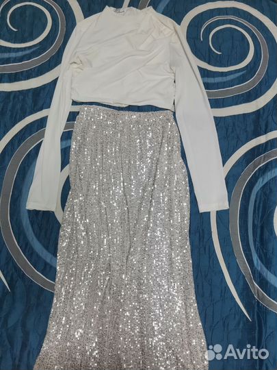 Юбка в пол вечерняя