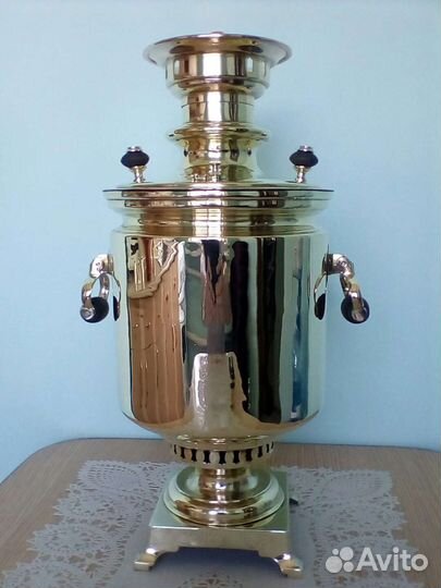 Самовар на дровах старинный