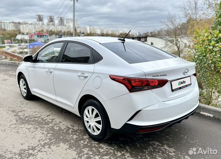 Hyundai Solaris 1.6 МТ, 2022, 39 500 км