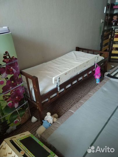 Детская кровать от 3 лет с матрасом бу