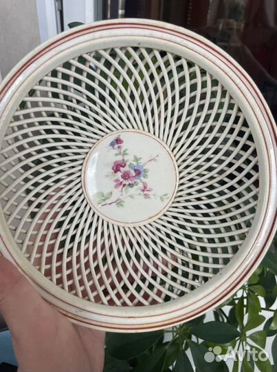 Фарфоровая сухарница 1940-1950 годов