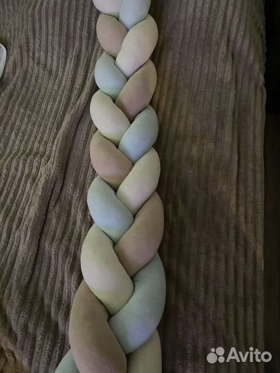 Бортик косичка