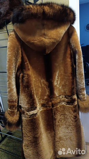 Шуба натуральная овчина 46 48